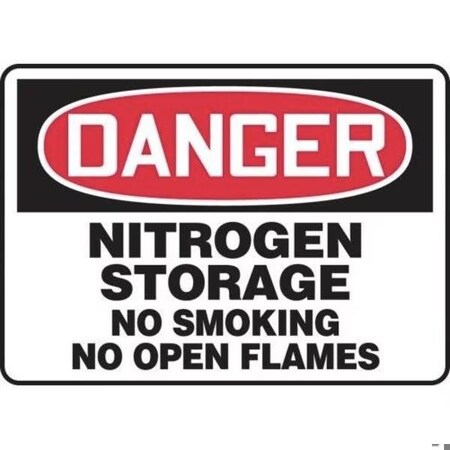 Accuform OSHA DANGER SAFETY SIGN NITROGEN MCHL056XL MCHL056XL